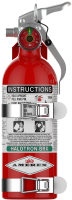 BRX Extinguisher A337TS,1.79 LB,HALOTRON, AMEREX