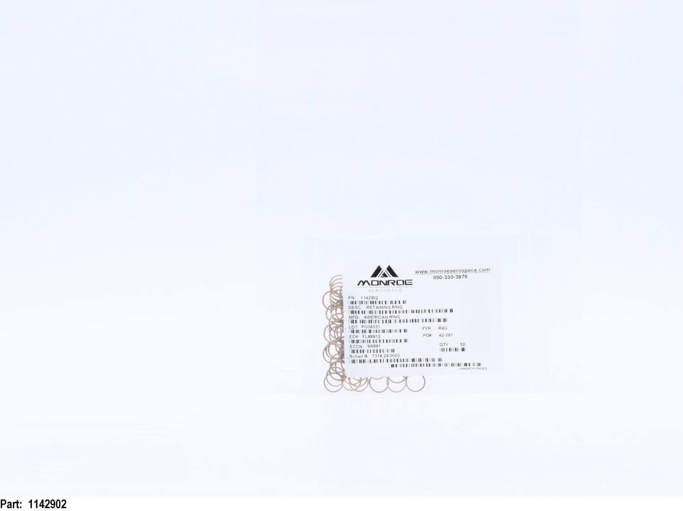 Part Numer R4g Retaining Ring - R4G | O-Ring | Hardware, Hose | Global Aviation ...
